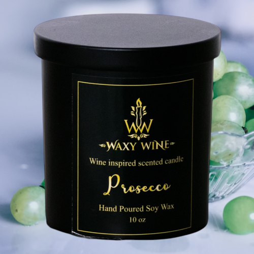 Prosecco candle